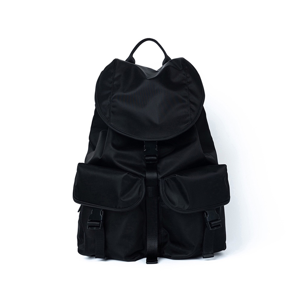 [3月25日出荷予定] [After Pray Edition] 2-Pocket Nylon Cargo Rucksack (Black)