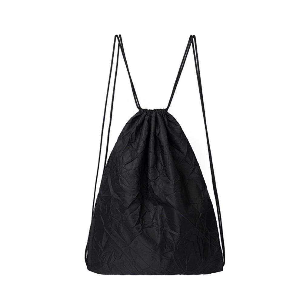 Waterloo Drawstring Bag (Crease Black)